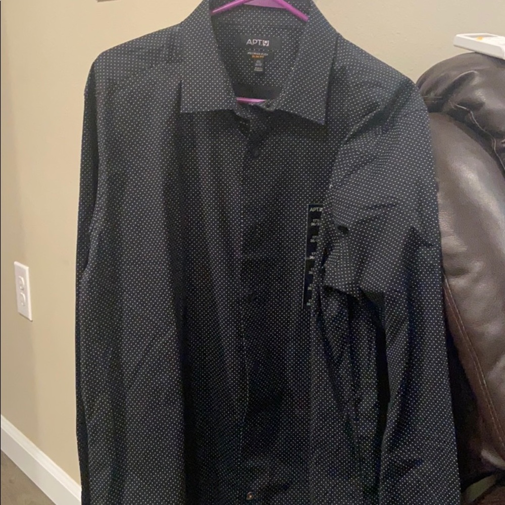 Polka dot long sleeved shirt